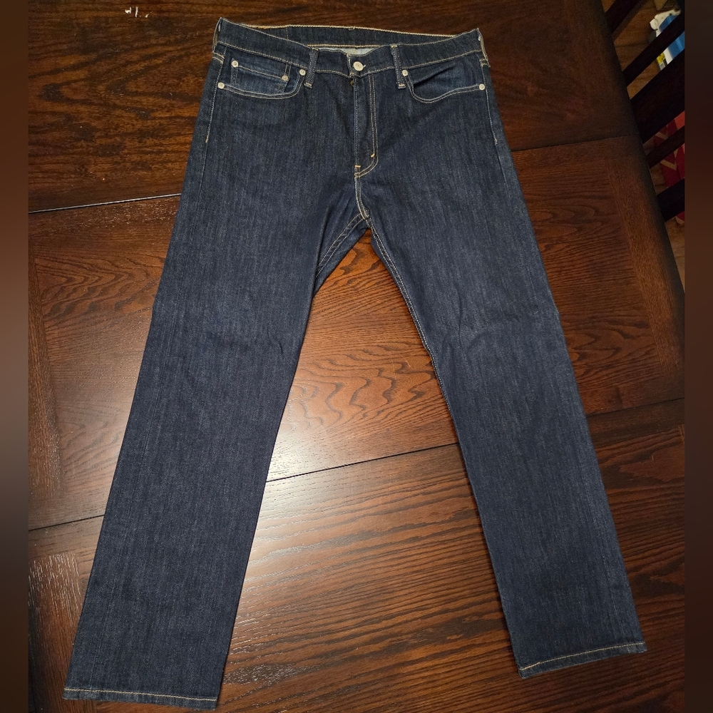 Levi's Dark Indigo Men's Straight Jeans
